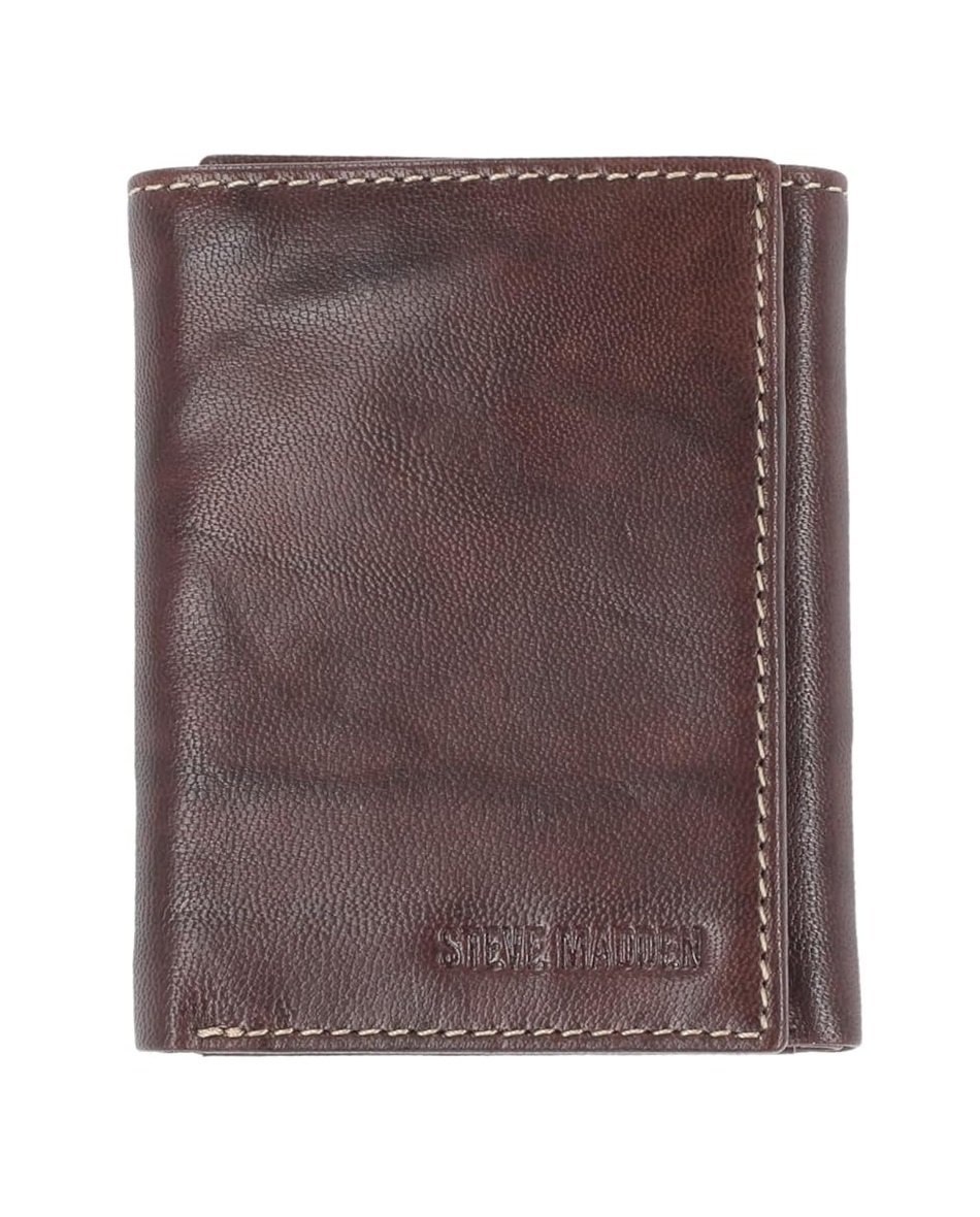 71QagEYlKvL._AC_SY879_ Billetera triple RFID para hombre Steve Madden - Image 1